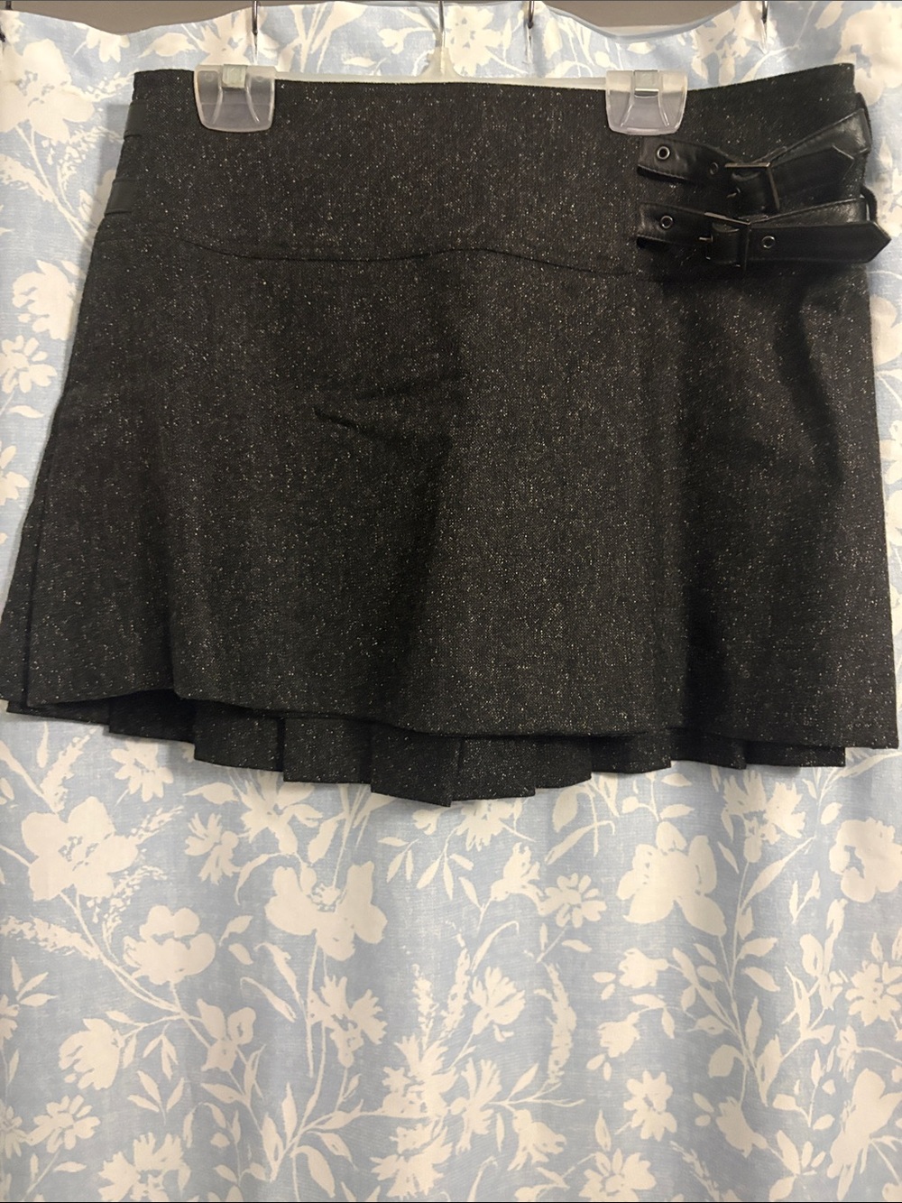 Mini skirt with Buckle Detail